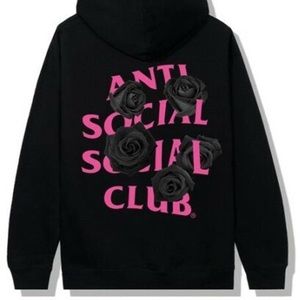 Anti Social Social Club corn cheese black hoodie